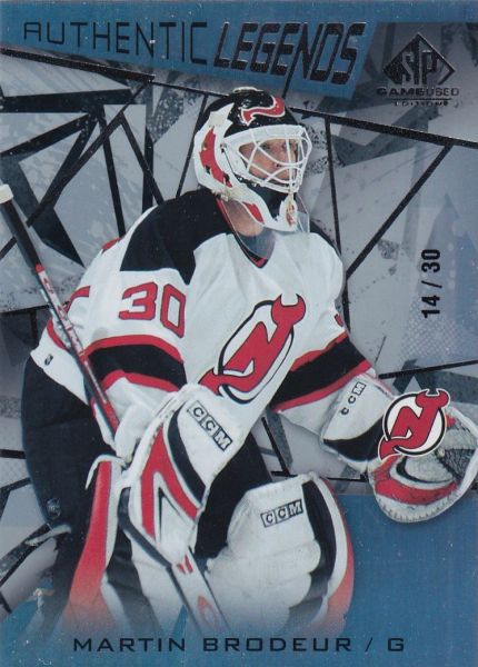 insert karta MARTIN BRODEUR 21-22 SPGU Authentic Legends /30